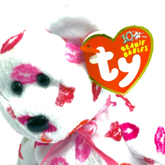 Valentines Ty BEANIE BABIES “KISSY” (2003) - Picture 6 of 9